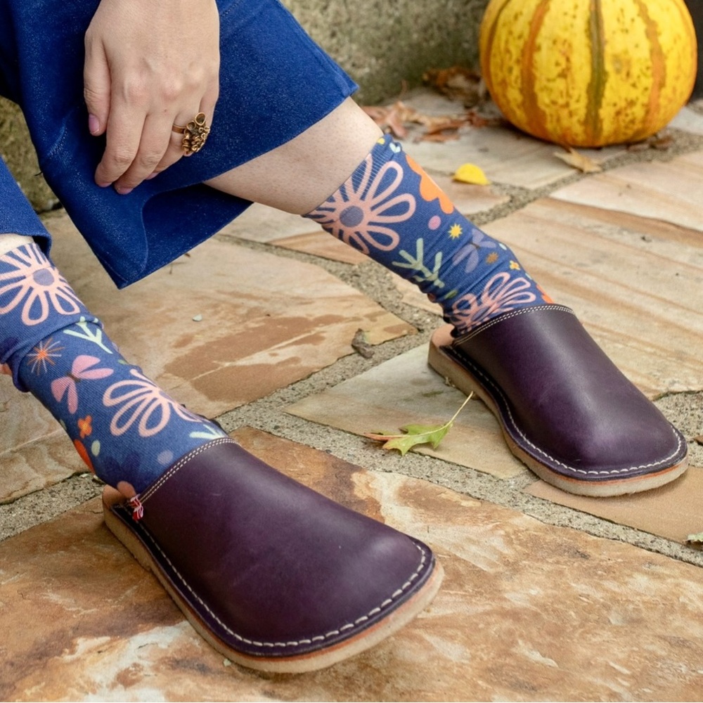 Duckfeet Blåvand clog plum purple size 42